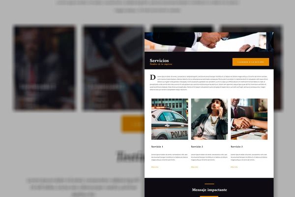 plantilla 2 servicios